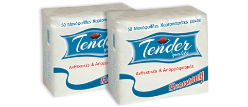 Εικόνα της ΧΑΡΤ/ΤΕΣ 33*33 70Φ. ΛΕΥΚΕΣ TENDER